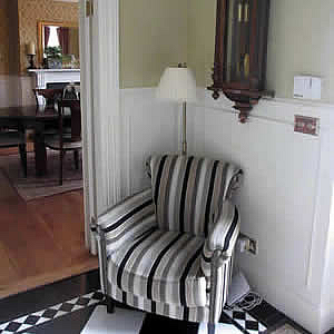 Guests Armchair in Bed and Breakfast